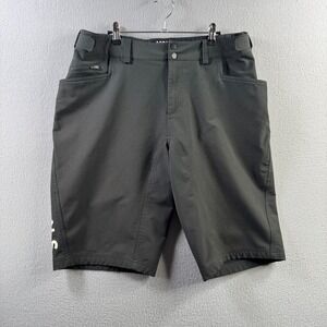 Mons Royale Shorts Mens 2XL Black Merino Wool Blend Mountain Bike Shorts Outdoor